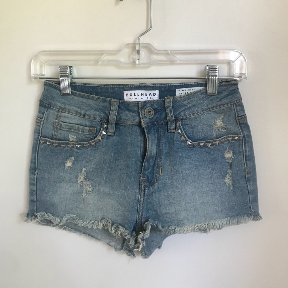 High rise shorts